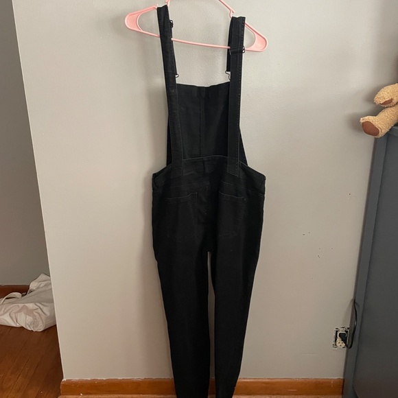 Wallflower Denim Streich Overalls Size XL Black - Picture 2 of 4